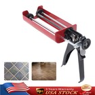 Industrial Dual Applicator Gun Dispenser Double Component Caulking Gun New
