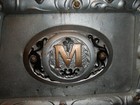 Antique Wood Stove Cast Iron Door Monarch Majestic Very Nice 