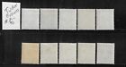 Bahrain Scott  81-90 1952-54 Great Britain  Overprints- Mint Light Hinged