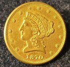 Civil War Era Patriotic Gold Coin Style Cap Or Vest Button Albert  Unlisted