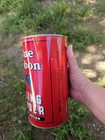 Large Antique Vintage Blue Ribbon Baking Powder Tin Brooke Bond Canada 3 Pounds