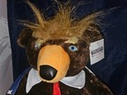 Donald Trump Trumpy Bear Deluxe With Attached Usa Flag Bear Plush New With Tags