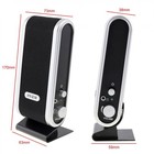 Computer Multimedia Usb Powered Pc Speakers For Desktops   Laptops
