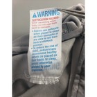 Swaddleme Newborn Grey Star Embossed Plush Zipper Pod Sleep Sack Swaddle Nb