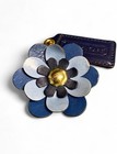 Rare   Collectible     Authentic Coach Leather Tea Rose Flower Bag Charm