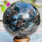 353g Natural Astrophyllite Fireworks Stone Quartz Crystal Sphere Ball Healing