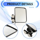 Pair 7 1 x5 5  228lb Rated Magnetic Mirror Tractor View Mirrors 2pcs