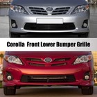 Bewild Front Bumper Lower Grille Fit For 2011-2013 Toyota Corolla Black Bumper C