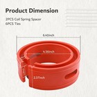 2pcs Heavy Duty Coil Spring Spacers B Type universal Rear Coil Springs Spacer Fo