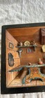 Antique Wooden Window Scene
