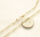 10   Solid Figaro Link Ankle Bracelet Anklet Real 10k Yellow Gold 2 6mm