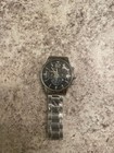 Eyros Men s Chronograph Style Quartz Watch With Stainless Steel Bracelet - Black