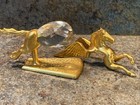 Manon 1984 Gold Plated   Faceted Crystal Miniature Pegasus Figurine