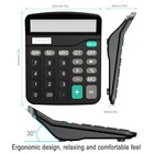 Helect Calculator  Standard Function Desktop Calculator  Black