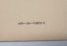 Vintage Pair Of Civil Defense Safety Evacuation Post Card Pod Form 810  1959 Nos