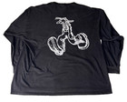 Rare Vintage American Gangland Black Long Sleeve Shirt 4xl Hoover Fort Capone