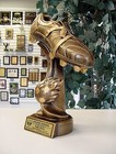 Futbol Soccer Trophy Award  Free Lettering M rf700b 7 1 2  Tall Resin  
