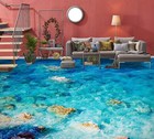 3d Blue Sea Ske3712 Floor Wallpaper Print Decal Epoxy Floor Deco Kay