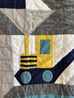 Pottery Barn Jax Construction Toddler Quilt Nwt Read