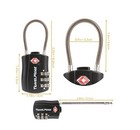 10 Pack Tsa Approved Travel Combination Cable Luggage Locks For Suitcases - O   