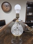 Vintage Waterford Crystal Lismore Bedside Lamp - 9   h Base X 4   w - Ireland 
