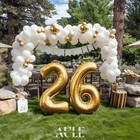 40 Inch Large 26 Balloon Numbers Gold  Big Foil Number Balloons  Giant Helium   