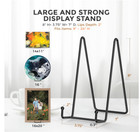 Tr-life Plate Stands holder For Display  8 Inch  Large  Metal 8 Black 