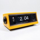 Vintage Copal Rp-200 Flip Clock Yellow Digital Alarm Japan Works W  Box