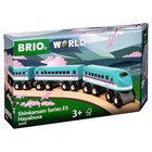 Brio World Railway Shinkansen E5 Series Hayabusa Wooden Train Set 36086