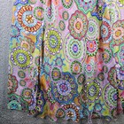  340 New Johnny Was Kiki Skirt Xxl 100  Silk Napperon Elastic Waist Artsy
