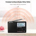 V111 Portable Radio fm am sw Digital Stereo Radio With Headphone For Xmas Gift