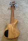 Mini Travel Ukulele Electric Ubass 4 String Fretted Bass Ukulele With Bag