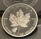 2016  5 Silver Reverse Proof Maple W  Wolf Privy 1 Oz   9999-combined Shipping