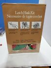 Vtg Christmas Latch Hook Pillow Kit  K3124 Santa 1980 Caron N o s