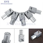 Gw370 Dc12v Gear Reduction Motor worm Reversible Torque Geared Motor 1rpm-250rpm