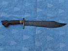 Vintage 1967 Hand Forged Filipino Negrito Bolo Sword Machete Knife 21 