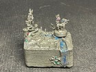 Vintage 1993 Cci Pewter Fantasy Castle   Unicorn Music Box Comstock Creations