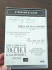 Stampin Up Cling Stamp Set Stepping Stones Inspirational 
