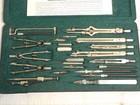 Original Lotter German Engineering Drafting Tool Kit W  Parallel Compasses
