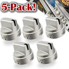 5pcs Wb03x24818 Stainless Steel Control Knob Kits Oem For Ge Gas Range Stove Usa
