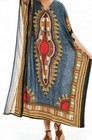 Dashiki Womens Kaftan African Long Dress Hippie Casual Caftan Boho Maxi One Size
