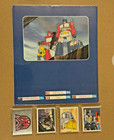1986 Panini Transformers Complete Stickers Set And Empty Album