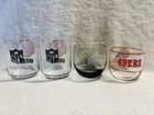 Lot Of Four Vintage San Francisco 49ers Glass Tumblers -lot Of 4
