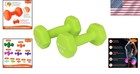 Soft Grip Neoprene Dumbbells  pair  - 5 Lb With Non-slip Coating - Easy To Use