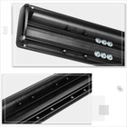 Pair 6 3  Black Powder Coated Flat Side Step Bars Running Boards