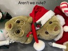 2 Vtg Avon Musical Bears Santa   Ms  Claus Teddy Bear W  Original Box Read
