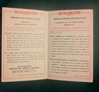 Vintage Instruction Advertising Brochure - Winchester Model 37 Shotgun 1940-50 s