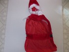 Santa Claus Suit Pocket Dog Christmas L Large New Pet Puppy Petco Holiday 
