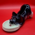 Mccoy 1950s Ceramic Scotty Scottish Terrier Schnauzer Dog Men s Dresser Caddy