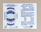 1997 Buffalo Bills Football Pocket Schedule Nfl         